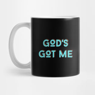 God's Got Me | Christian Typography Mug